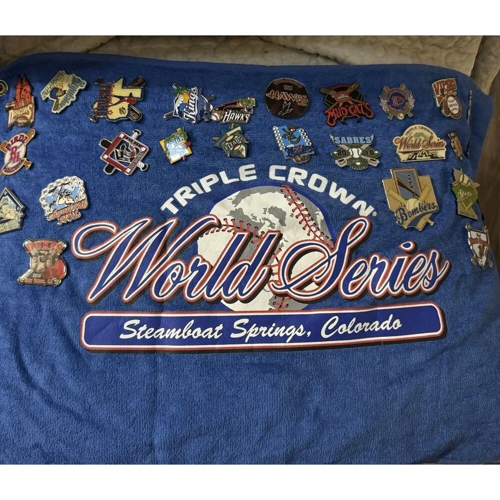 2010 Little League Triple Crown World Series Steamboat Springs Towel & Pin Lot